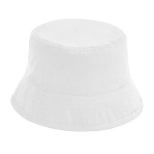Beechfield Natural Cotton Bucket Hat / White